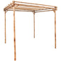 Pérgola de bambu 170x170x220 cm