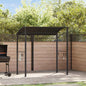 Gazebo de churrasco 215x150x220 cm aço antracite