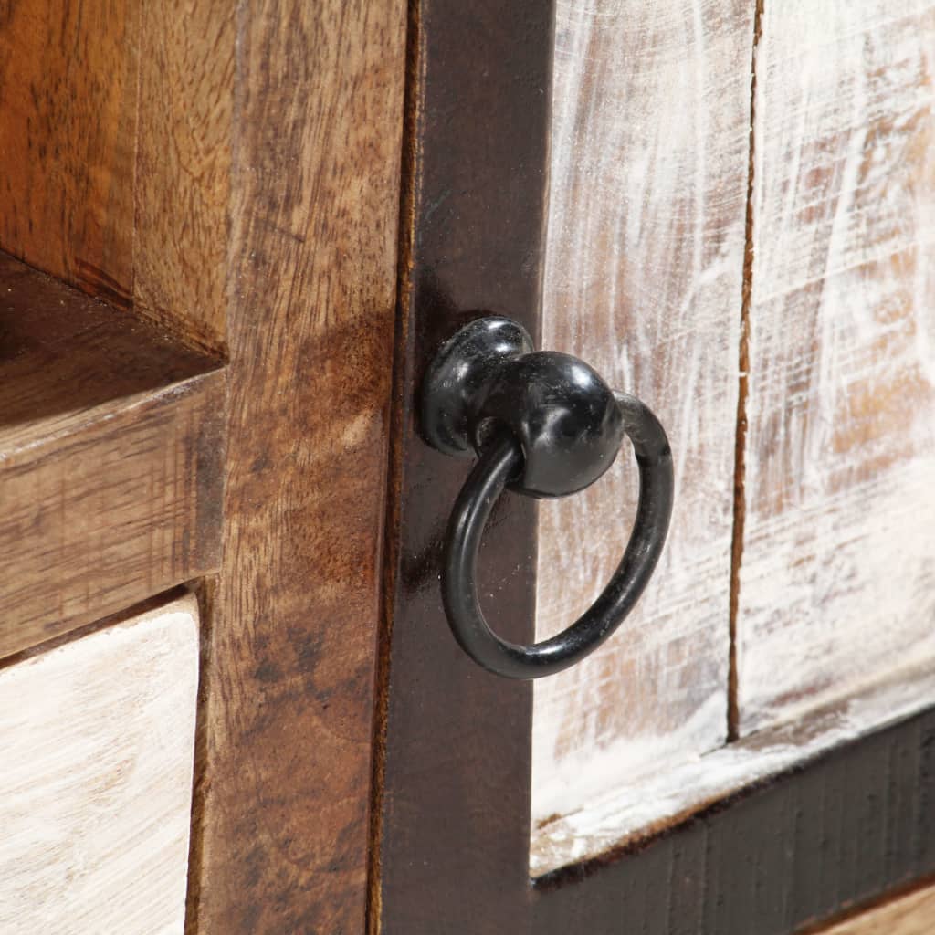 Móvel de TV de madeira recuperada maciça