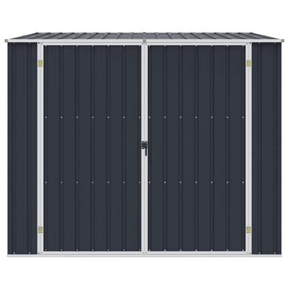 Abrigo de jardim 195x198x159 cm aço galvanizado antracite
