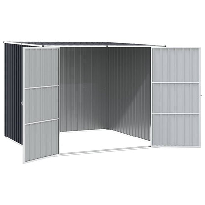 Abrigo de jardim 195x198x159 cm aço galvanizado antracite