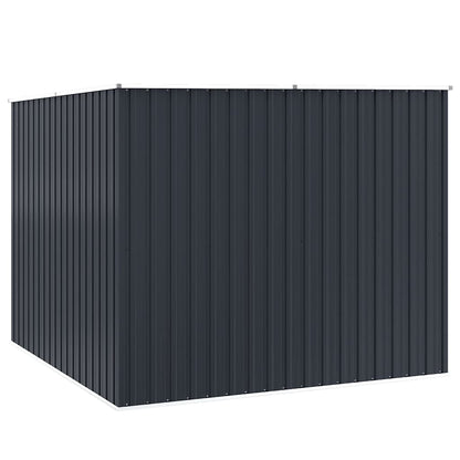 Abrigo de jardim 195x198x159 cm aço galvanizado antracite