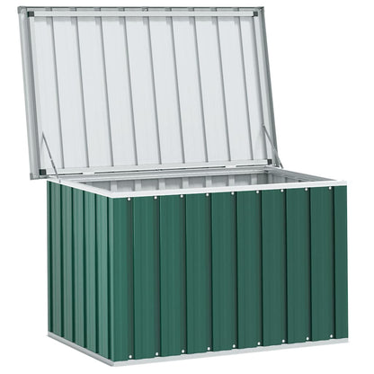 Caixa de armazenamento para jardim verde 109x67x65 cm