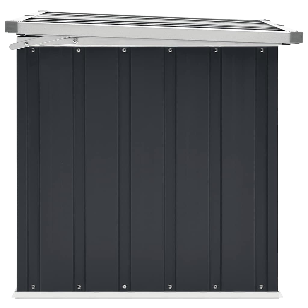 Caixa de arrumação para jardim 129x67x65 cm antracite