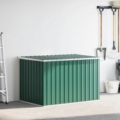 Caixa de arrumação para jardim 149x99x93 cm verde