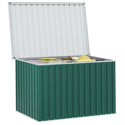 Caixa de arrumação para jardim 149x99x93 cm verde