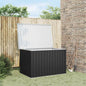 Caixa de arrumação para jardim 149x99x93 cm antracite