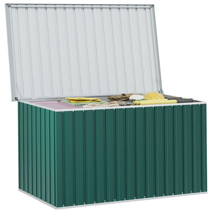 Caixa de arrumação para jardim 171x99x93 cm verde