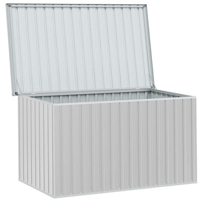 Caixa de arrumação para jardim 171x99x93 cm cinzento