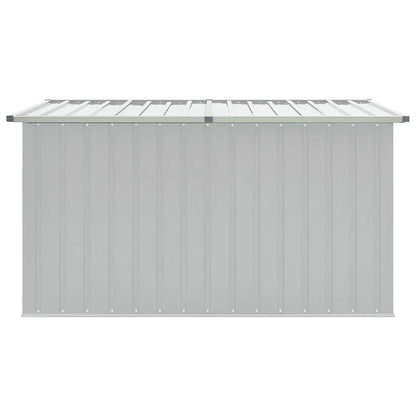 Caixa de arrumação para jardim 171x99x93 cm cinzento