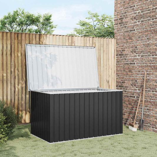 Caixa de arrumação para jardim 171x99x93 cm antracite