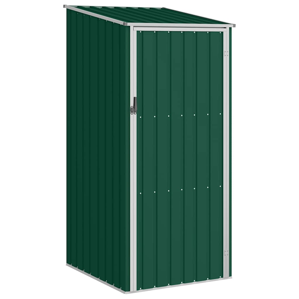 Abrigo de jardim 87x98x159 cm aço galvanizado verde
