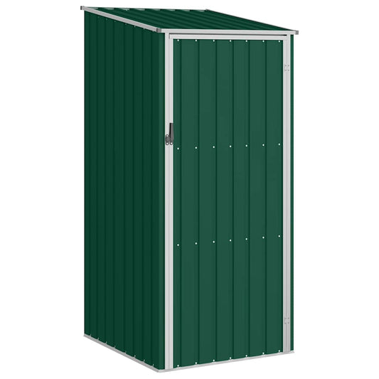 Abrigo de jardim 87x98x159 cm aço galvanizado verde