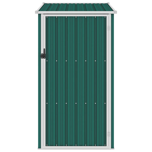 Abrigo de jardim 87x98x159 cm aço galvanizado verde