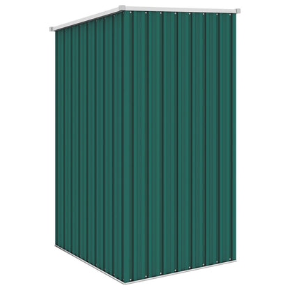 Abrigo de jardim 87x98x159 cm aço galvanizado verde