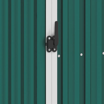 Abrigo de jardim 87x98x159 cm aço galvanizado verde