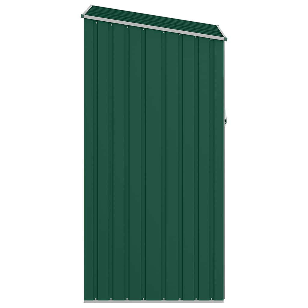 Abrigo de jardim 87x98x159 cm aço galvanizado verde
