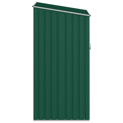 Abrigo de jardim 87x98x159 cm aço galvanizado verde