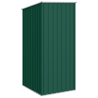 Abrigo de jardim 87x98x159 cm aço galvanizado verde
