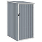 Abrigo de jardim 87x98x159 cm aço galvanizado cinzento