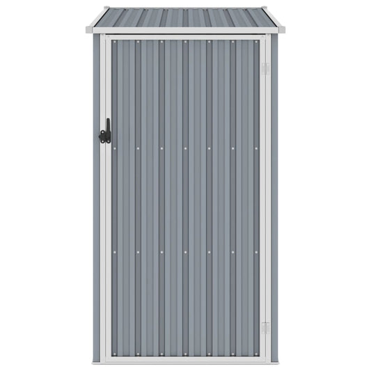 Abrigo de jardim 87x98x159 cm aço galvanizado cinzento