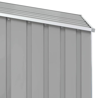 Abrigo de jardim 87x98x159 cm aço galvanizado cinzento