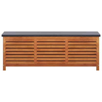 Caixa arrumação p/ jardim 150x50x55 cm madeira eucalipto maciça