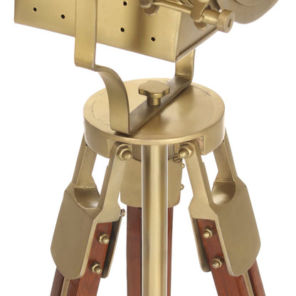 Candeeiro de chão tripé 193 cm madeira mangueira maciça