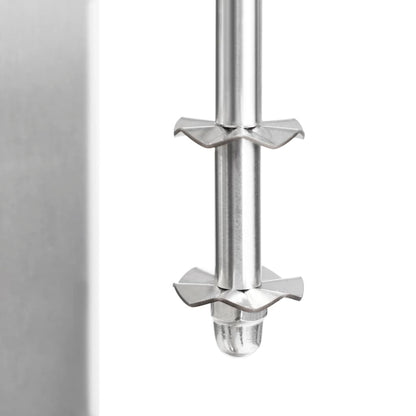 Misturador para batidos com copos duplos aço inoxidável 2 L