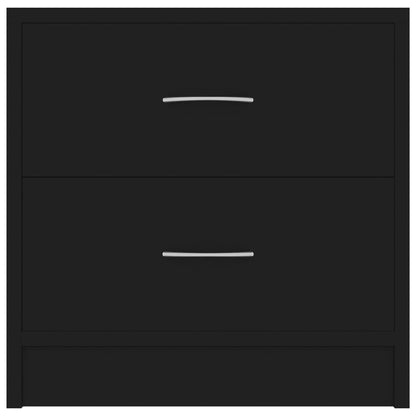Mesa de cabeceira 40x30x40 cm derivados de madeira preto