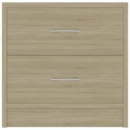Mesa de cabeceira 40x30x40 cm derivados madeira carvalho sonoma