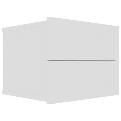 Mesas de cabeceira 2 pcs 40x30x30 cm derivados madeira branco