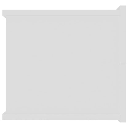 Mesas de cabeceira 2 pcs 40x30x30 cm derivados madeira branco