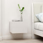 Mesas de cabeceira 2 pcs 40x30x30 cm derivados madeira branco