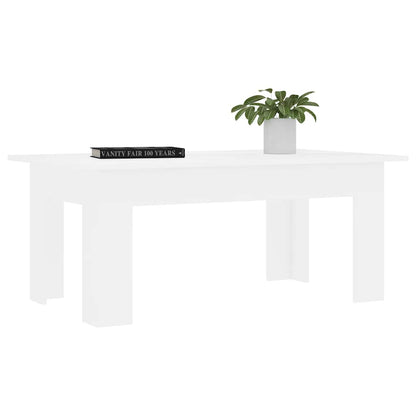 Mesa de centro 100x60x42 cm derivados de madeira branco
