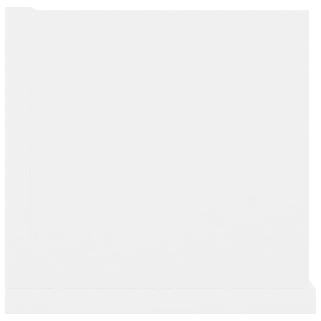 Prateleira de parede para CD 100x18x18 cm deriv. madeira branco