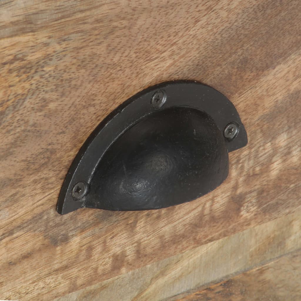 Móvel de TV de madeira de mangueira maciça