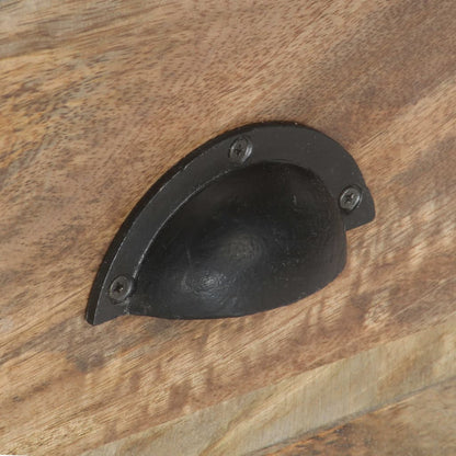 Móvel de TV de madeira de mangueira maciça