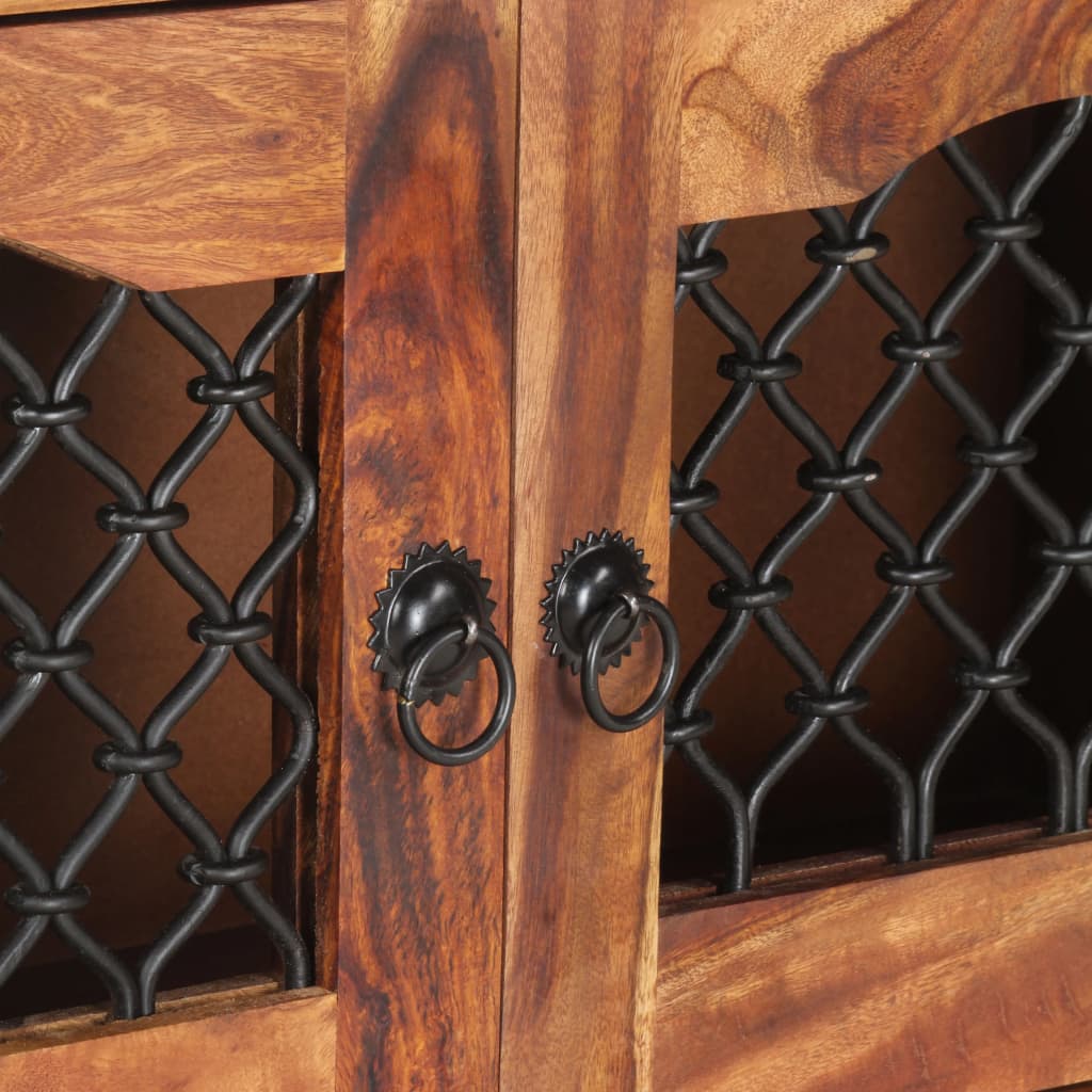 Móvel de TV de madeira de acácia maciça