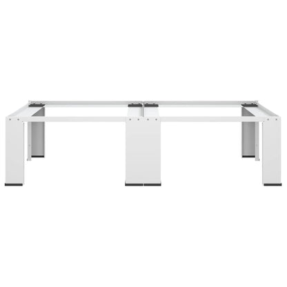 Suporte duplo para máquina de lavar e secar branco