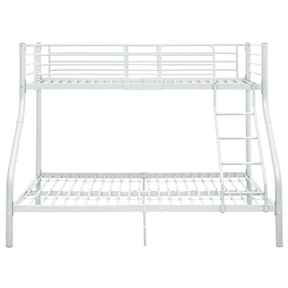 Estrutura de beliche 140x200/90x200 cm metal branco