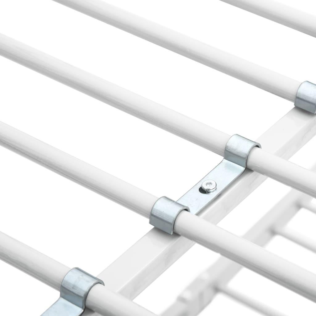 Estrutura de beliche 140x200/90x200 cm metal branco