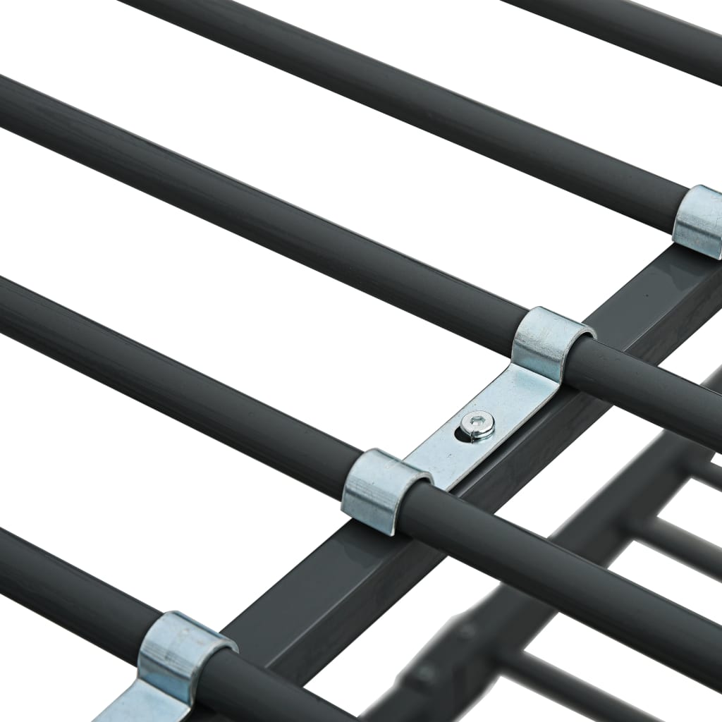 Estrutura de beliche 140x200/90x200 cm metal preto