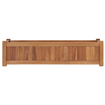 Floreira 100x30x25 cm madeira de teca maciça