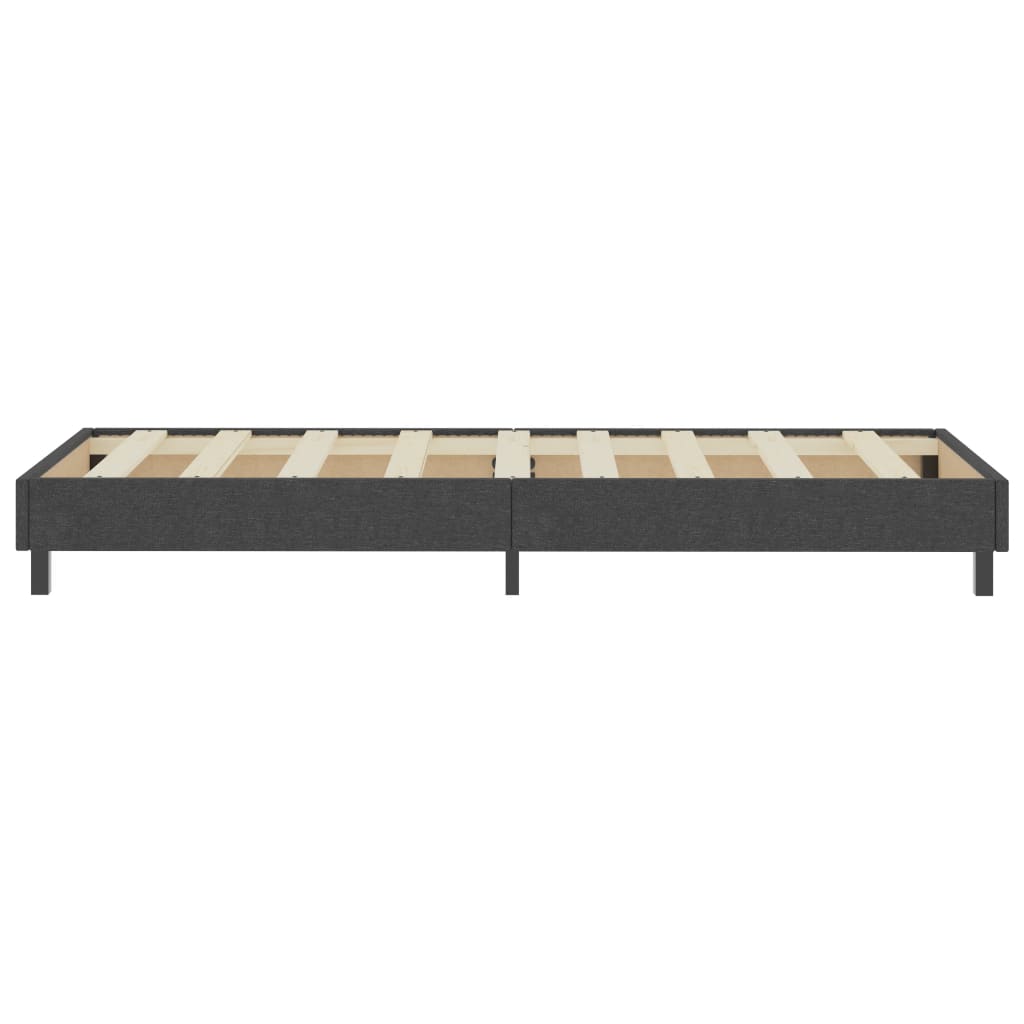 Cama boxspring 100x200 cm tecido cinzento