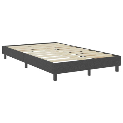 Cama boxspring 120x200 cm tecido cinzento