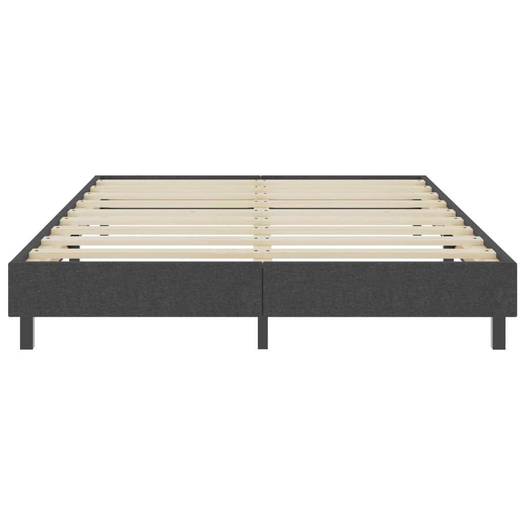 Cama boxspring 180x200 cm tecido cinzento