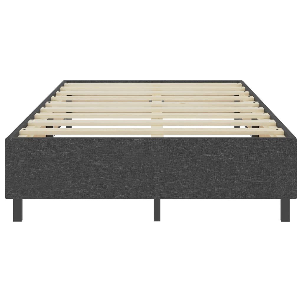 Cama boxspring 120x200 cm tecido cinzento