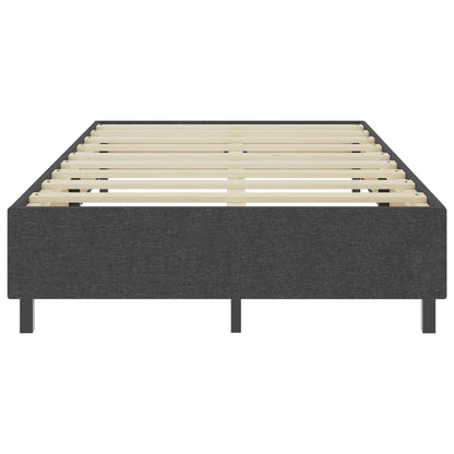 Cama boxspring 120x200 cm tecido cinzento