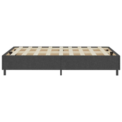 Cama boxspring 120x200 cm tecido cinzento